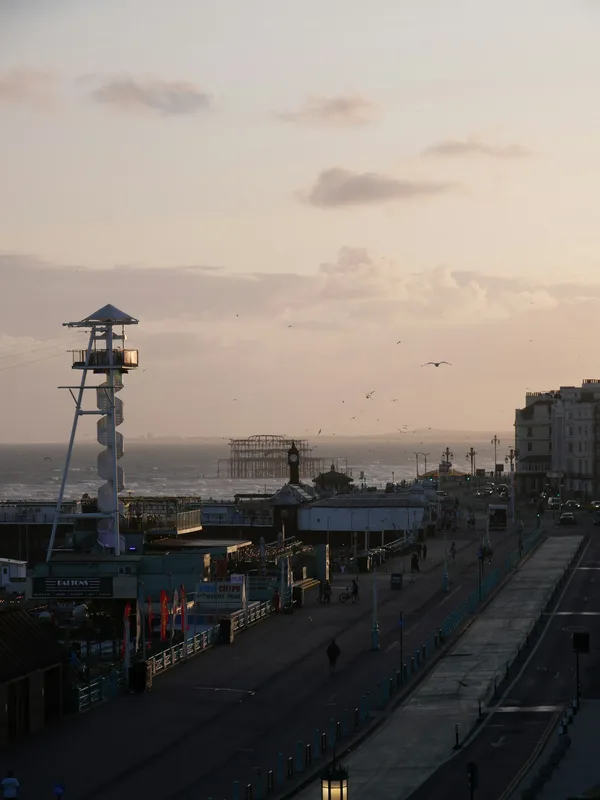 Brighton at dusk