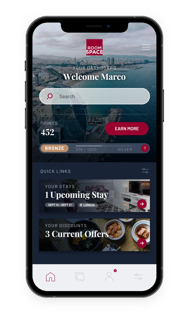 Roomspace Guest Portal app