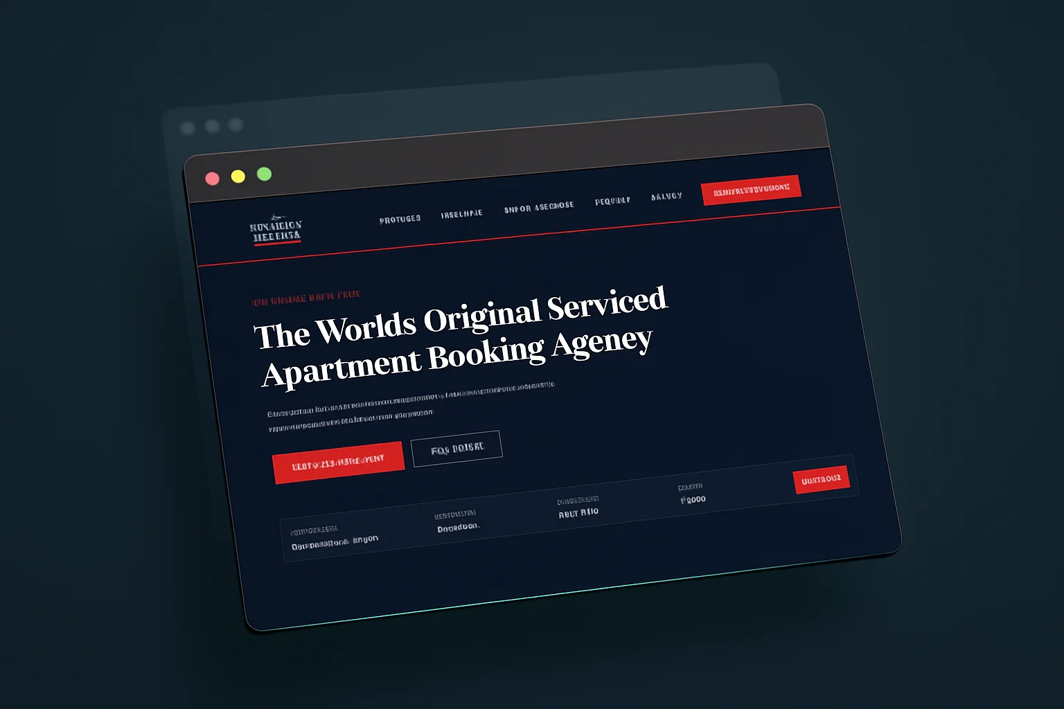 The Apartment Service website