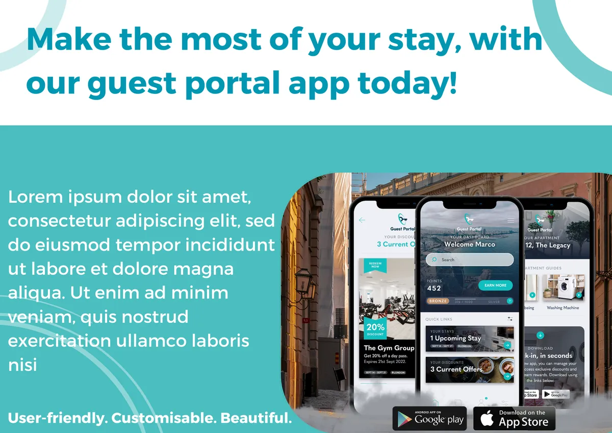 Marketing Department portal features